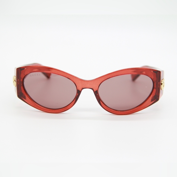 NEW GUCCI SUNGLASSES GG1401S 003 RED WOMEN EYEWEAR - Picture 5 of 12